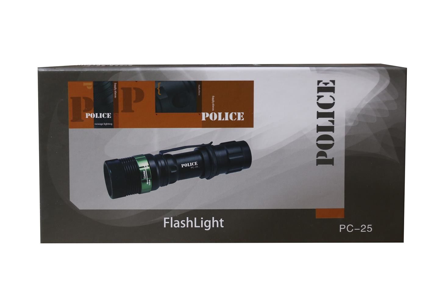 Police PC-25 Cree LED Zoomlu El Feneri (3x AAA Pilli)