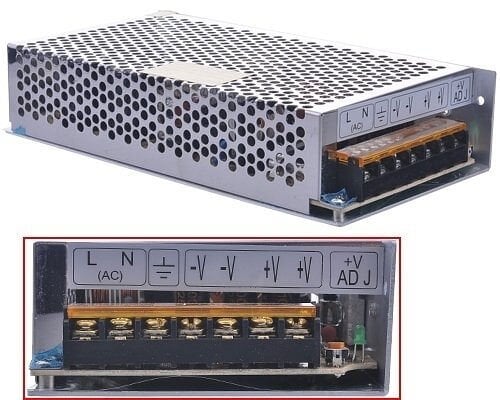 Ezcool TP-1210 12V 10A SMPS Slim Tip Metal Kasa Switch Mode Adaptör Güç Kaynağı