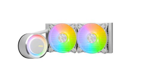 MSI MAG CORELIQUID E240 WHITE 240mm ARGB Intel LGA1150/1151/1155/1156/1200/1700/1851 AMD AM4/AM5 Uyumlu CPU Sıvı Soğutucu