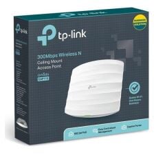TP‑LINK Omada EAP115 IEEE 802.11n 2.4 GHz Tavan/Wall‑Mount 300 Mbps Access Point 1× 10/100 Mbps Port 2× 4 dBi Anten PoE