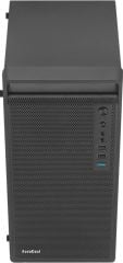 Aerocool CS‑109‑G‑BK‑V1 AE‑CS109G600 600W FRGB 1×120 mm Fanlı Mesh Ön Panel USB 3.0 x 1 + USB 2.0 x 2 Micro‑ATX / Mini‑ITX Mini Tower Siyah Kasa