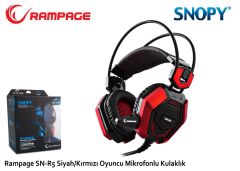 Rampage SN-R5 X-Core Siyah-Kırmızı Oyuncu Mikrofonlu Kulaklık USB
