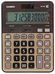 Casio DS-2B-GD Profesyonel 12 Haneli Ağır Hizmet Tipi Masa Üstü Hesap Makinesi - Altın