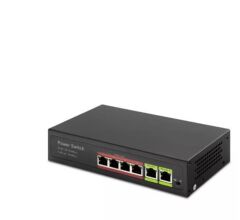 Hadron HD04 4 Port PoE Switch + 2 Uplink 10/100 Mbps
