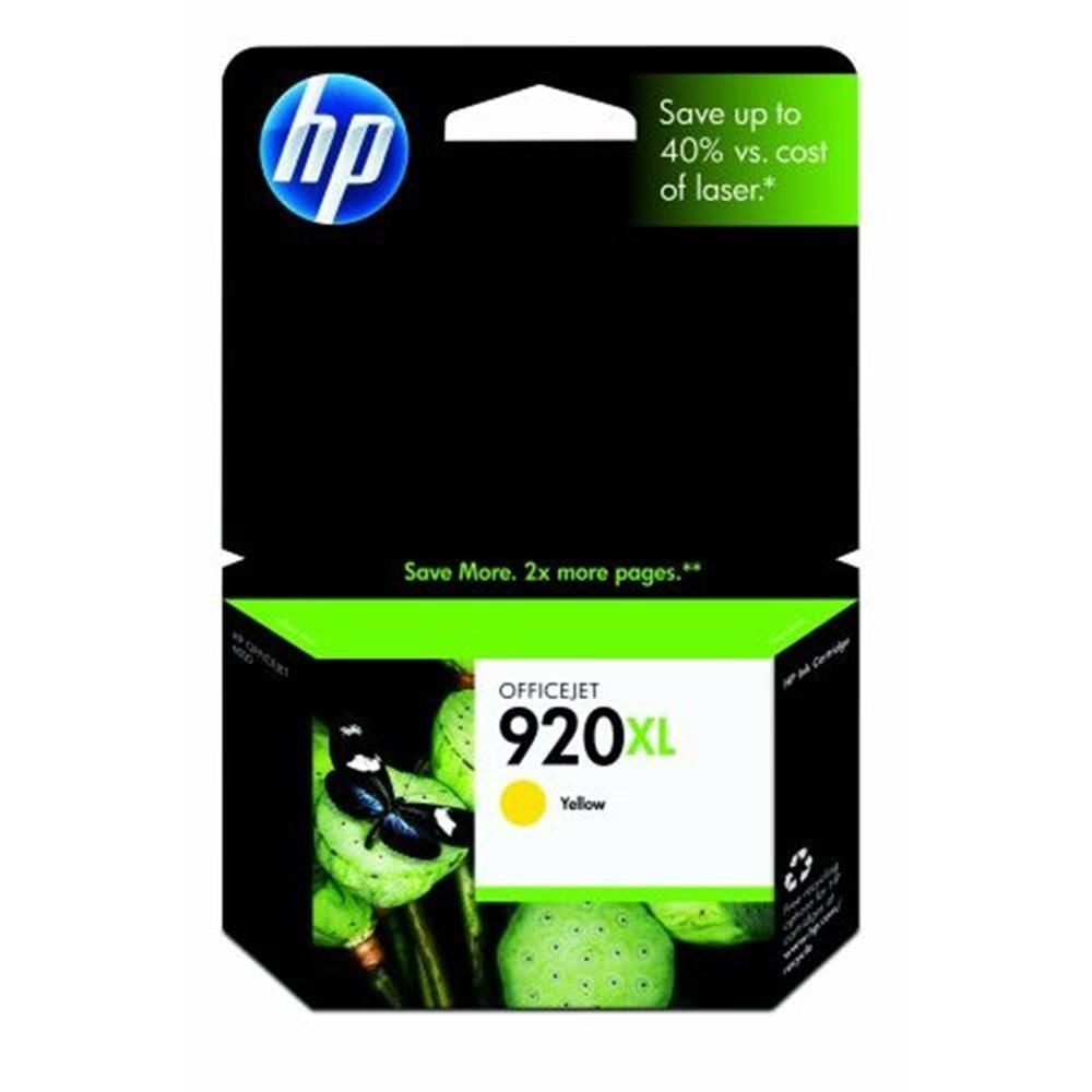HP 920XL Yüksek Kapasiteli Sarı Orijinal Mürekkep Kartuşu (CD974AE)