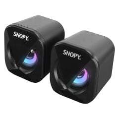 SNOPY SN-83U 2.0 Mini Led Işıklı 2Wx2CH Siyah USB Gaming Speaker Hoparlör