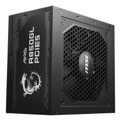 MSI MAG A850GL PCIE5 850W 80 Plus Gold Tam Modüler ATX 3.0 120mm Fanlı Güç Kaynağı