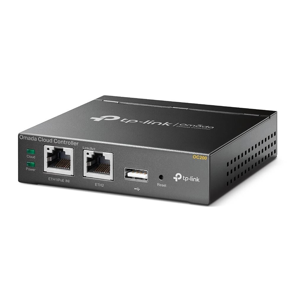 TP‑LINK OMADA OC200 Donanım (Hardware) Kontrolör – 2×10/100 Mbps Ethernet, 1×USB 2.0 Yedekleme, Micro‑USB Güç & 802.3af/at PoE Desteği – Omada SDN Merkezi Yönetim