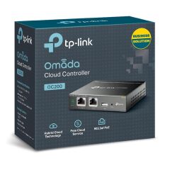 TP‑LINK OMADA OC200 Donanım (Hardware) Kontrolör – 2×10/100 Mbps Ethernet, 1×USB 2.0 Yedekleme, Micro‑USB Güç & 802.3af/at PoE Desteği – Omada SDN Merkezi Yönetim