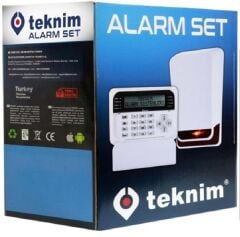 TEKNİM TSP-5334LCD Hırsız Alarm Seti (ETHERNET/NETWORK'lü + Akü Hariç)