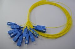 Teldata TLD-PIGSMSC SC-UPC Singlemode 9/125 Fiber Optik Pigtail - 1 Metre (12'li Renkli Set)
