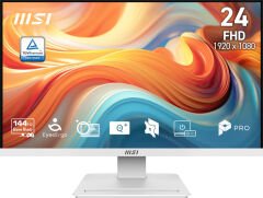 MSI PRO MP241W E1 23.8 inç 144Hz 1ms (MPRT) VA Full HD Beyaz Monitör