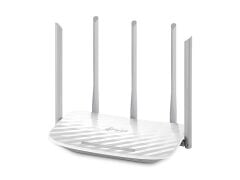 TP-LINK Archer C60 AC1350 Wireless Dual Band Router, 2.4GHz 450Mbps + 5GHz 867Mbps, 5 Ethernet Portu, Gigabit WAN, Misafir Ağı Desteği