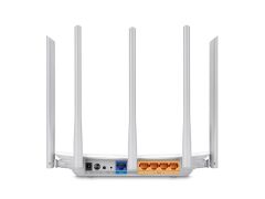 TP-LINK Archer C60 AC1350 Wireless Dual Band Router, 2.4GHz 450Mbps + 5GHz 867Mbps, 5 Ethernet Portu, Gigabit WAN, Misafir Ağı Desteği