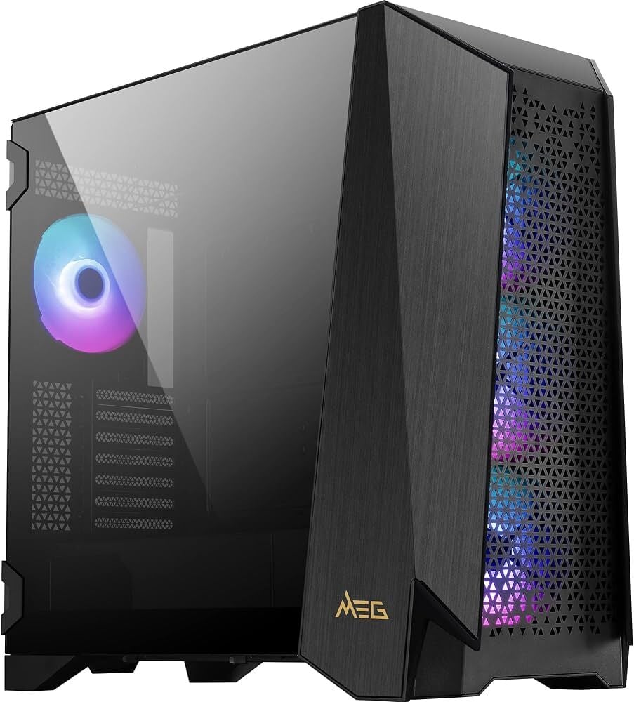 MSI MEG PROSPECT 700R A-RGB Dokunmatik IPS Panel E-ATX Mid Tower Kasa PSU YOK