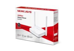 TP‑LINK MERCUSYS MW301R 300 Mbps Wireless N Router 2×5 dBi Anten IPv6 IPTV WISP AP Modları Siyah