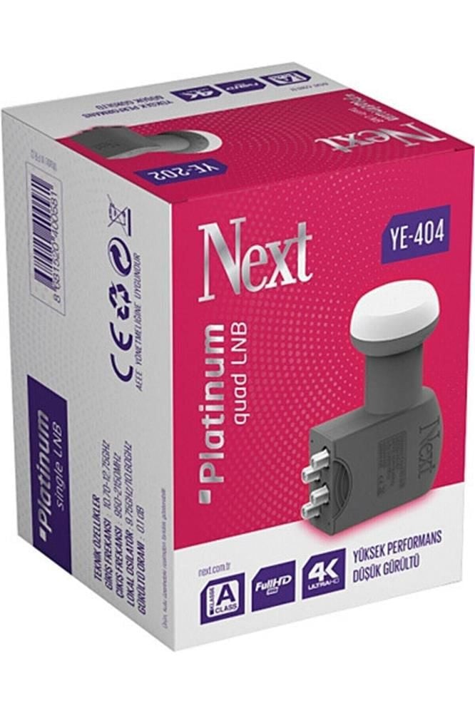 Next YE-404 4K Full HD 4’lü LNB