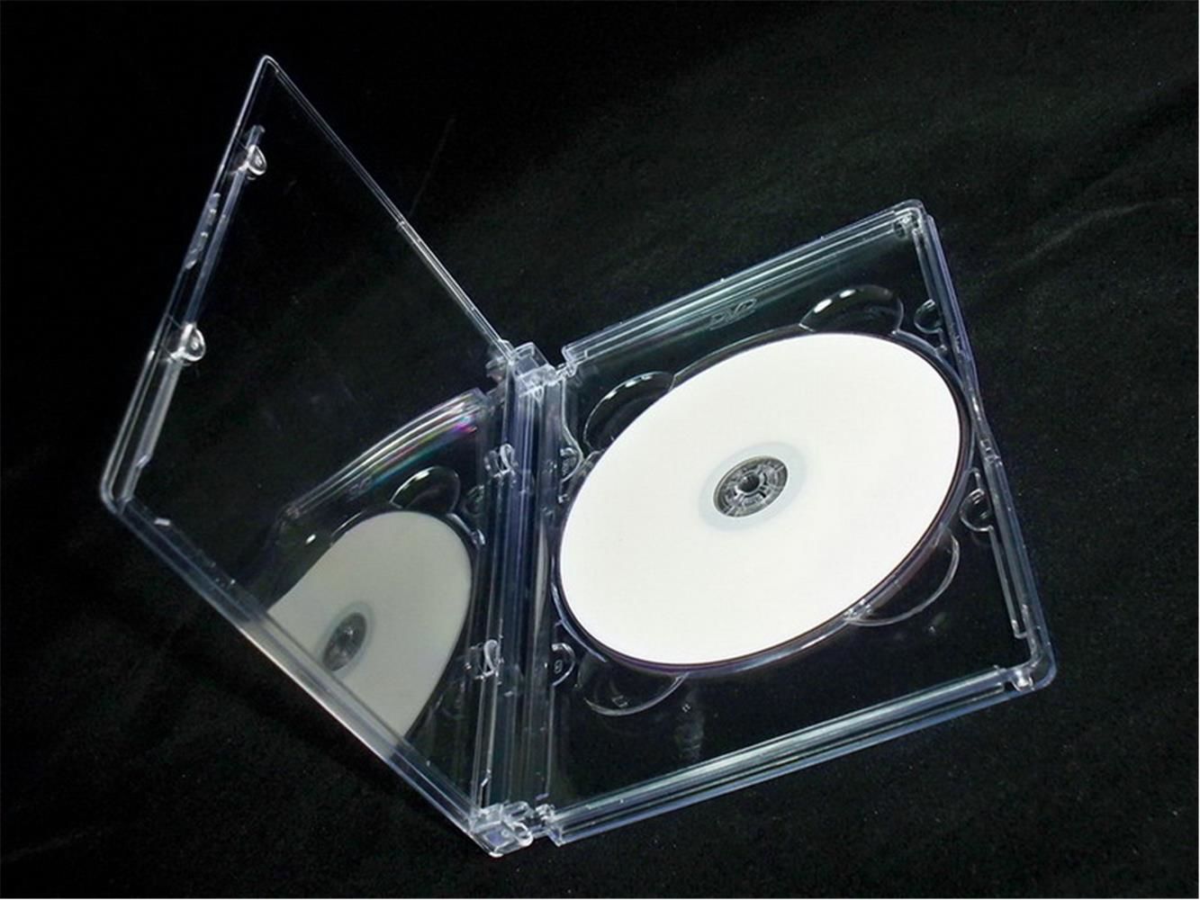 Elba QD-527 1’li Parlak Şeffaf 10mm DVD Kutusu 10’lu Paket