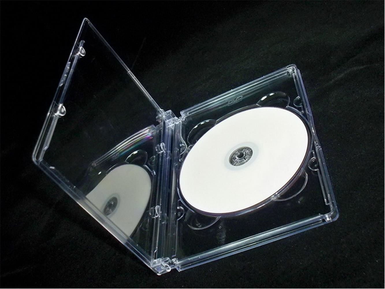 Elba QD-527 1’li Parlak Şeffaf 10mm DVD Kutusu 10’lu Paket