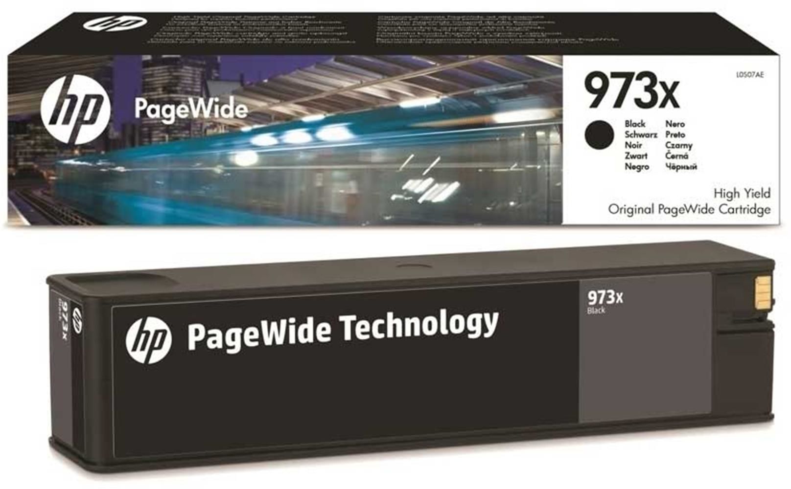 HP 973X High Yield Black (Siyah) Orijinal PageWide Kartuş (L0S07AE)