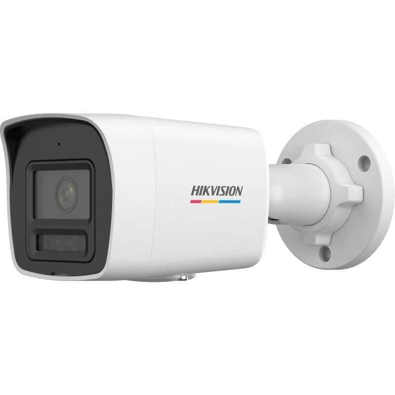 Hikvision DS-2CD1027G2H-LIUF 2MP 2.8mm Fixed Lens Smart Hybrid Light Dahili Mikrofonlu IP Bullet Kamera