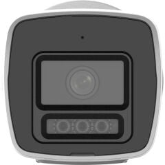Hikvision DS-2CD1027G2H-LIUF 2MP 2.8mm Fixed Lens Smart Hybrid Light Dahili Mikrofonlu IP Bullet Kamera