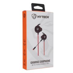 Hytech HY-GK1 3.5mm Jack Girişli Çift Mikrofonlu Esnek Mikrofonlu Kırmızı Kulakiçi Oyuncu Kulaklığı