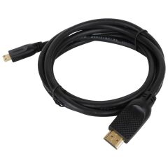 VCOM CG583-1.8 HDMI to Mini HDMI 1.8MT 4K Siyah Video Kablosu