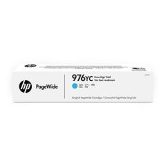HP 976YC Cyan (Mavi) Orijinal Ekstra Yüksek Kapasiteli PageWide Kartuş (13.000 Sayfa)