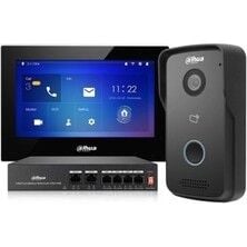 Dahua DHI-KTP03 IP Intercom Kit- Kutu İçeriği  (Dış Ünite + 7'' TFT İç Ekran +Switch)