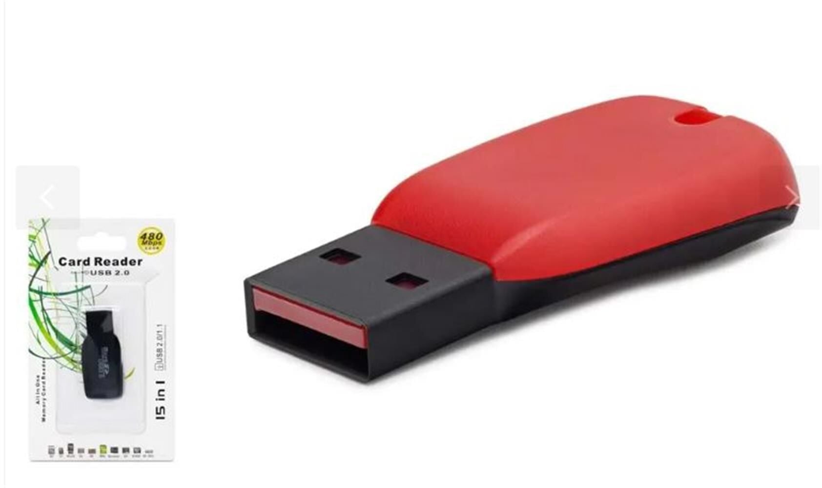 Hadron HDX7011 USB 2.0 MicroSD / TF Kart Okuyucu - Kırmızı