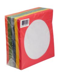 CD&DVD Renkli Zarf 80gr 100’lü Paket Pencereli (Kırmızı, Sarı, Yeşil, Mavi, Turuncu)
