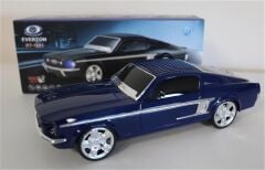 EVERTON RT-1951 Dark Blue Arabalı  Bluetooth Fm-Usb-Tf-Aux Şarjlı Nostaljik Radyo