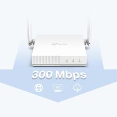 TP-LINK TL-WR844N 300 Mbps Çoklu Mod Wi-Fi Router, 4× 10/100 Mbps LAN Portu, 1× 10/100 Mbps WAN Portu, 2.4 GHz, WPA2 Şifreleme