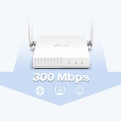 TP-LINK TL-WR844N 300 Mbps Çoklu Mod Wi-Fi Router, 4× 10/100 Mbps LAN Portu, 1× 10/100 Mbps WAN Portu, 2.4 GHz, WPA2 Şifreleme