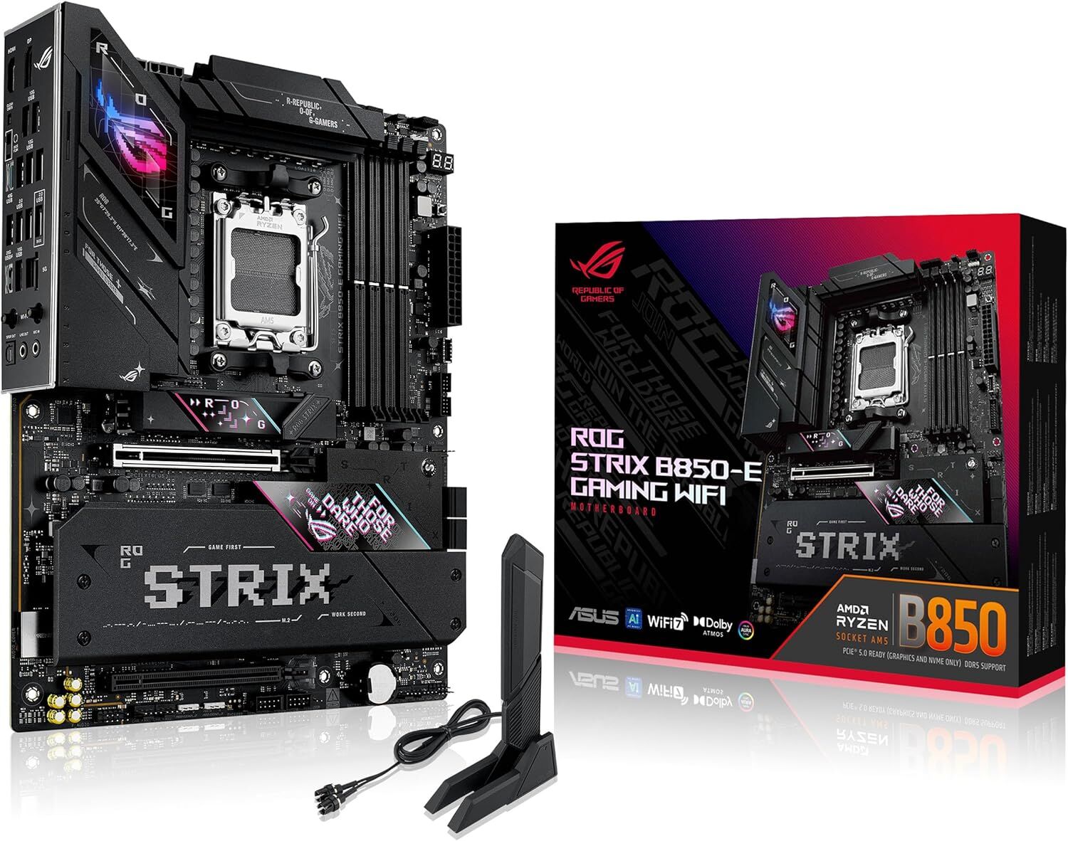 Asus ROG STRIX B850-A GAMING WIFI7 NEO AMD AM5 DDR5 8000+ HDMI 4xM2 USB3.2 ATX