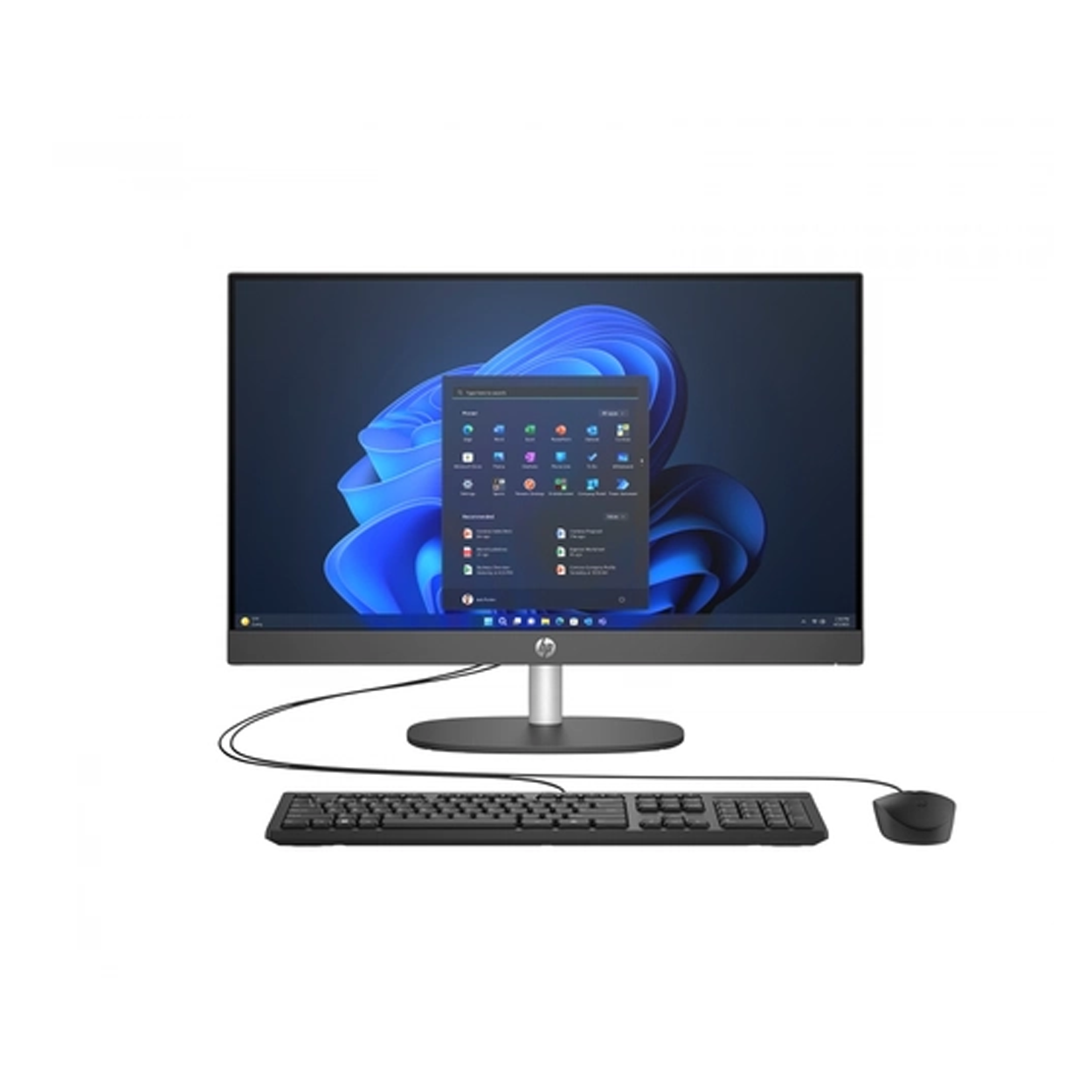 HP ProOne 245 G10 23.8'' Siyah R5-7520U16GB 512SSD FDOS AIO PC