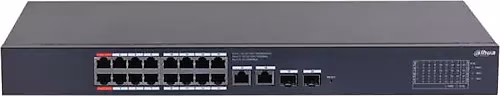 DAHUA CS4220-16GT-135 16 PORT 16XGE-2XGE-2XGE/SFP YÖNETİLEBİLİR GİGABİT 135W POE SWİTCH