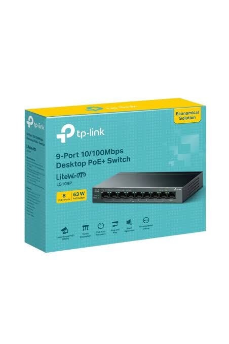 TP-LINK LS109P 9PORT 10/100 POE SWITCH