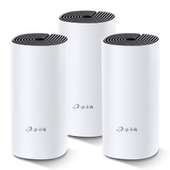 TP‑LINK Deco M4 1200 Mbps Üçlü Mesh Wi‑Fi Sistemi – 2.4 GHz 300 Mbps + 5 GHz 867 Mbps, 3×Gigabit LAN Port, Seamless Roaming, Parental Control, Tri‑Pack