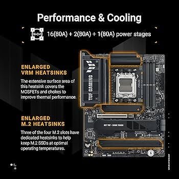 Asus TUF GAMING X870E-PLUS WIFI7 AM5 DDR5 ATX
