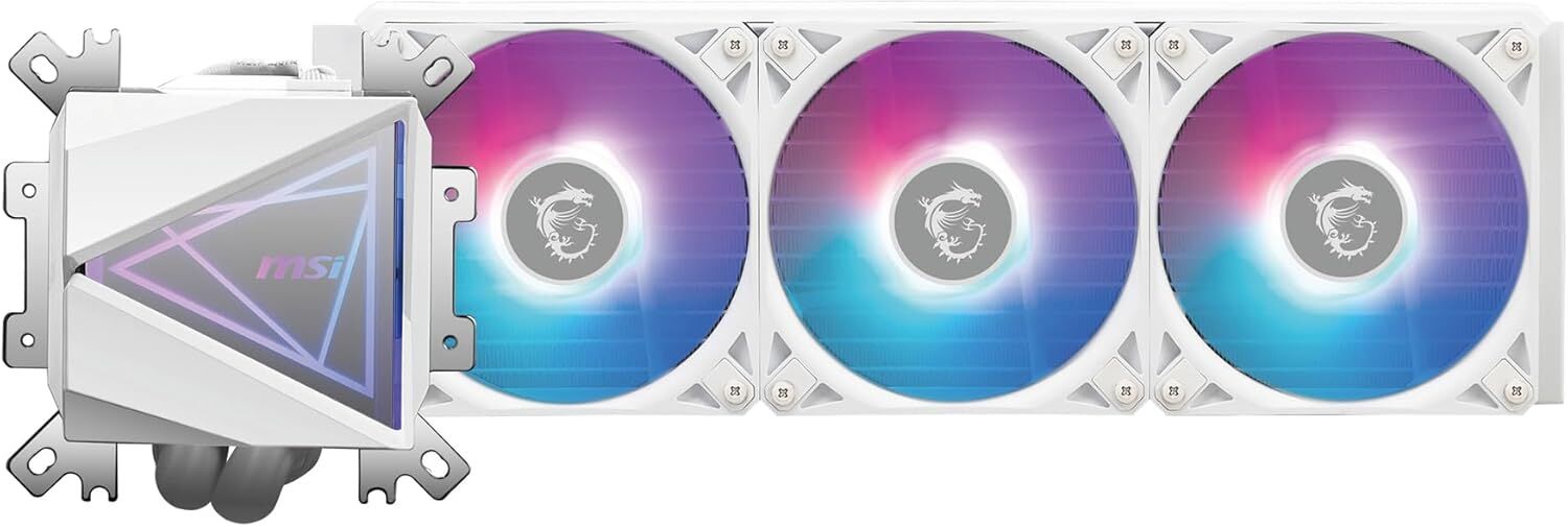 MSI MAG Coreliquid I360 White 360mm Beyaz Sıvı İşlemci Soğutucusu (Intel LGA 1851/1700 - AMD AM5/AM4 Uyumlu)