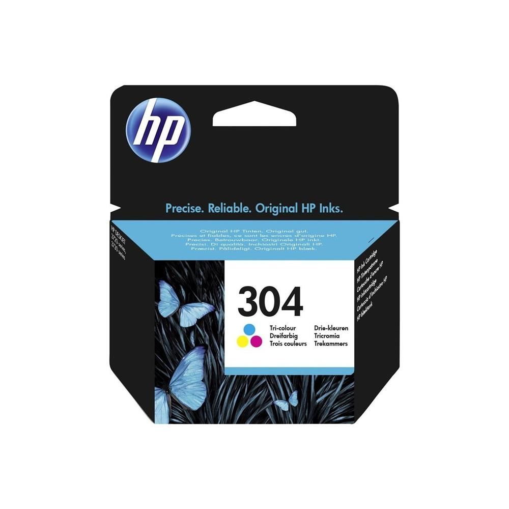 HP 304 Üç Renkli (Tri-color) Orijinal Mürekkep Kartuşu (N9K05AE)