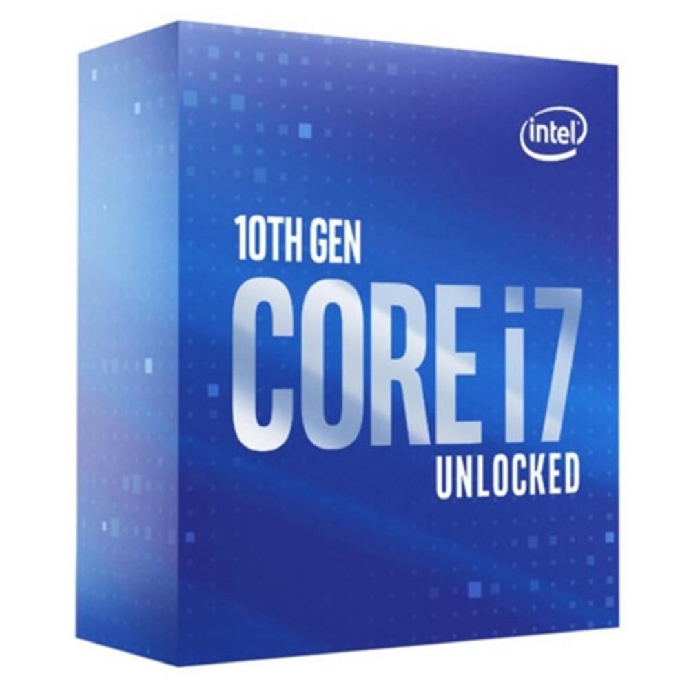 Intel Core i7‑10700K 8 Çekirdek 16 İş Parçacıklı 3.8 GHz (Max Turbo 5.1 GHz) 16 MB L3 Önbellek LGA 1200 14 nm İşlemci Box UHD630 Entegre Grafik Fansız