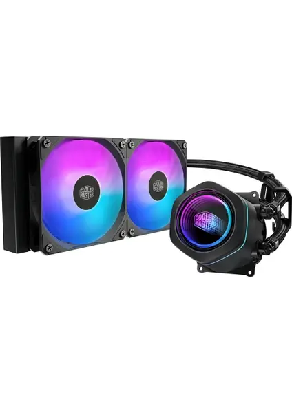 Cooler Master MasterLiquid Nex ML240 ARGB 240mm Siyah Sıvı İşlemci Soğutucusu (Intel LGA 1851/1700 - AMD AM5/AM4 Uyumlu)