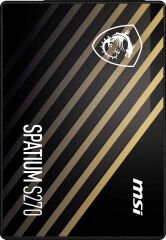 MSI SPATIUM S270 480GB SATA 3.0 2.5'' SSD (500MB Okuma / 450MB Yazma)