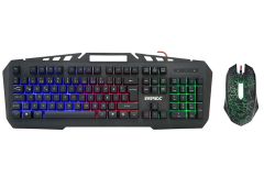 Everest KMX-99 Siyah USB Gökkuşağı Rainbow Aydınlatmalı Q Gaming Oyuncu Klavye + Mouse Set