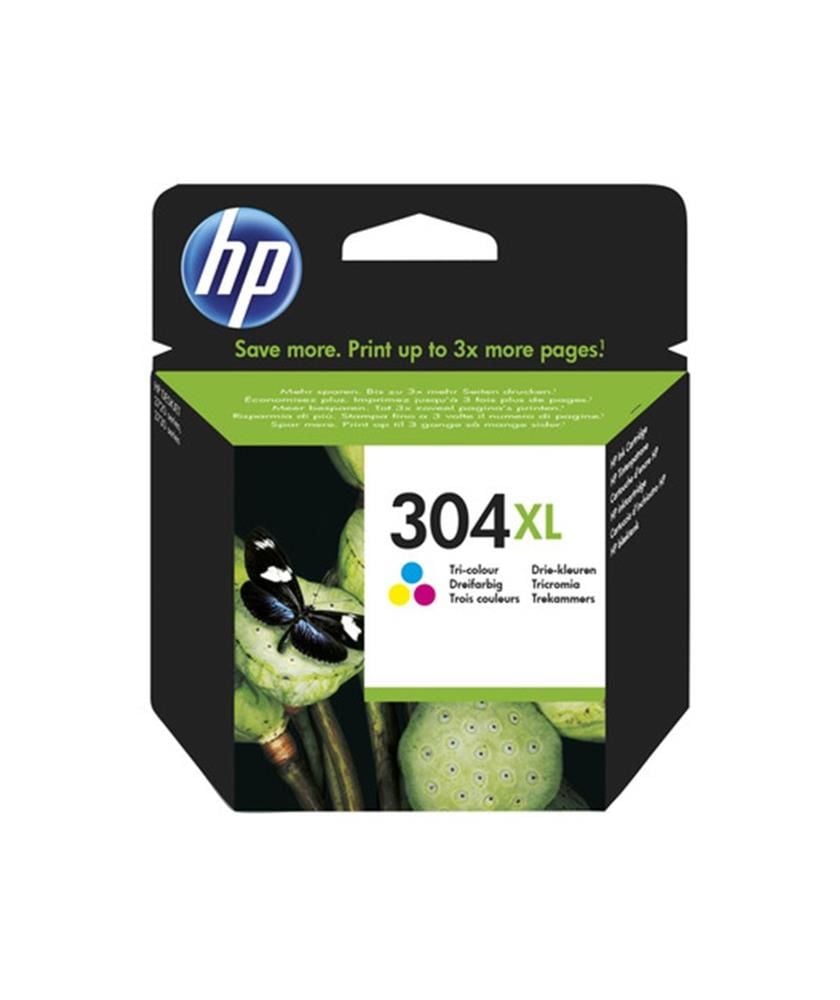 HP 304XL Tri-color (Üç Renkli) Yüksek Kapasiteli Orijinal Mürekkep Kartuşu (N9K07AE)