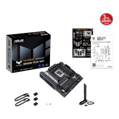 ASUS TUF GAMING B860M-PLUS WIFI Intel B860 LGA1851 DDR5 8800MHz (OC) M.2 mATX Anakart