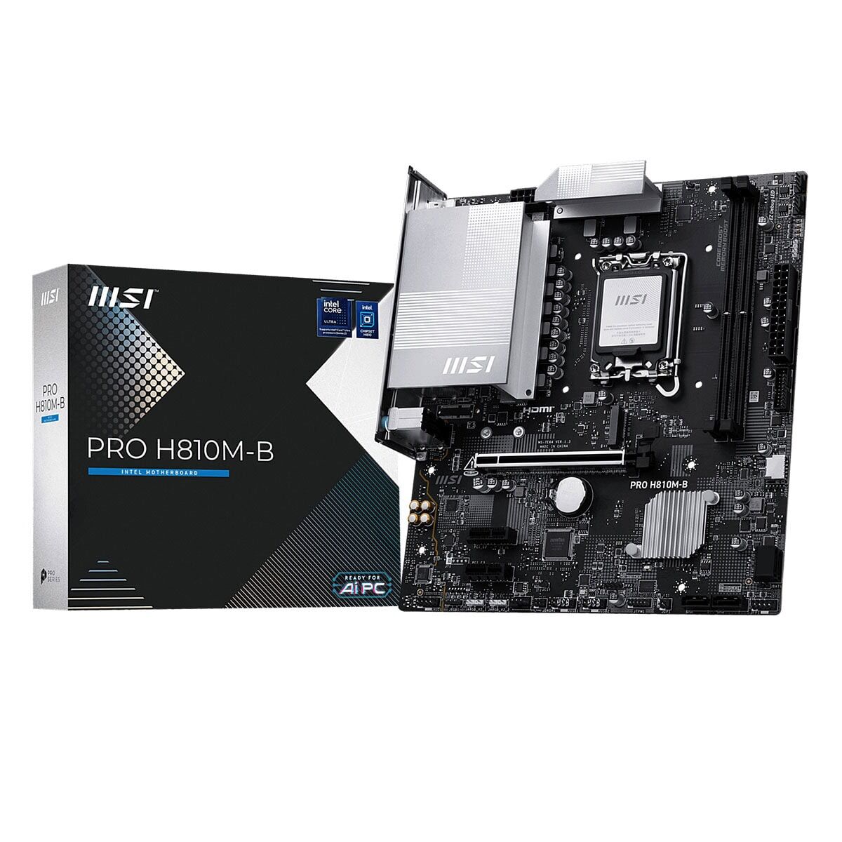 MSI PRO H810M-E Intel Soket LGA 1851 DDR5 6400MHz(OC) M.2 mATX Anakart